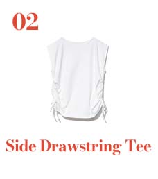 02 Side Drawstring Tee